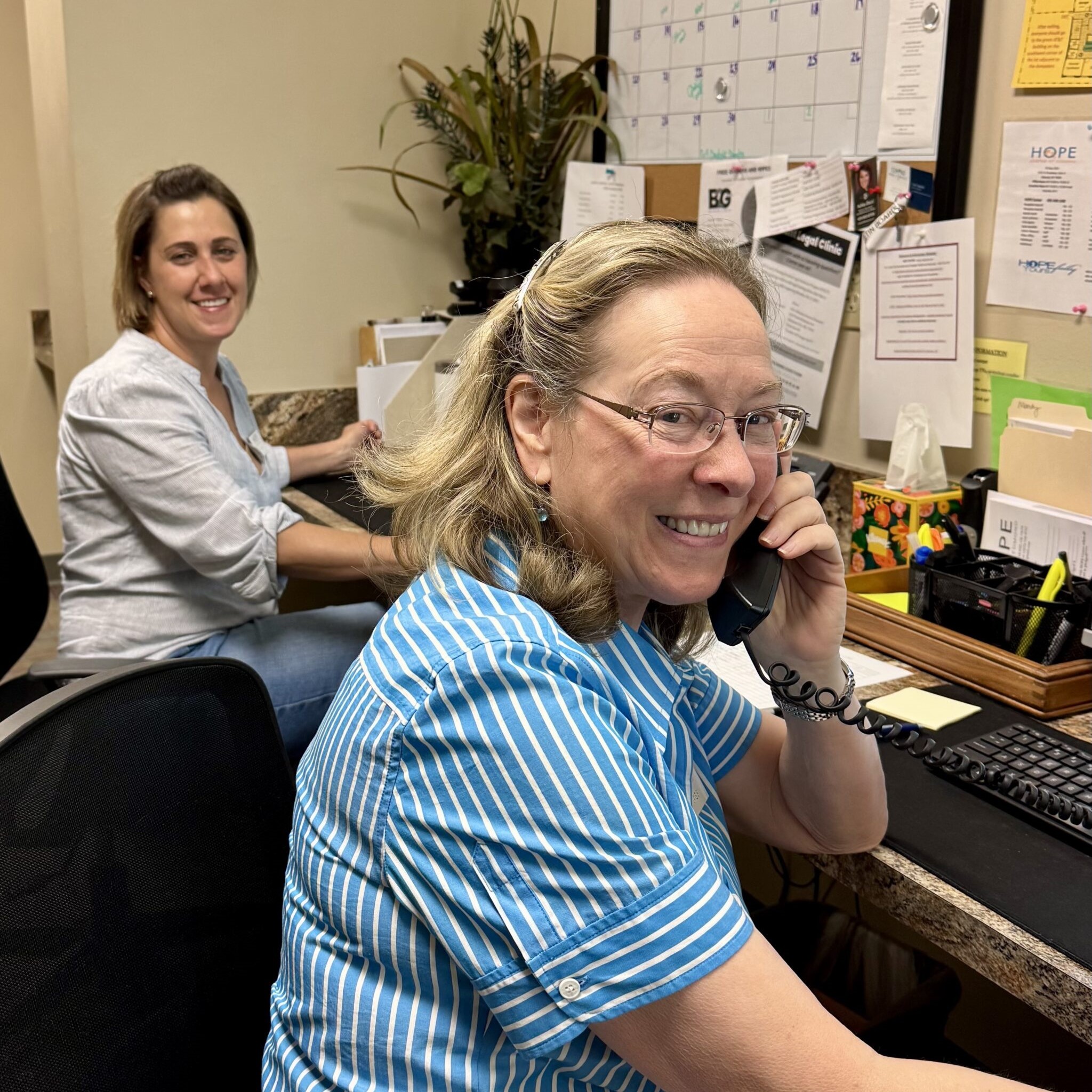 Reception Area VolunteerS